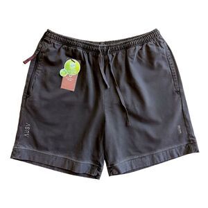 ASRV Men's NWT Tech Essential Cotton Blend Sweat Shorts - Faded Grey - Large L